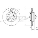 TOMEX Brakes Bremsscheibe